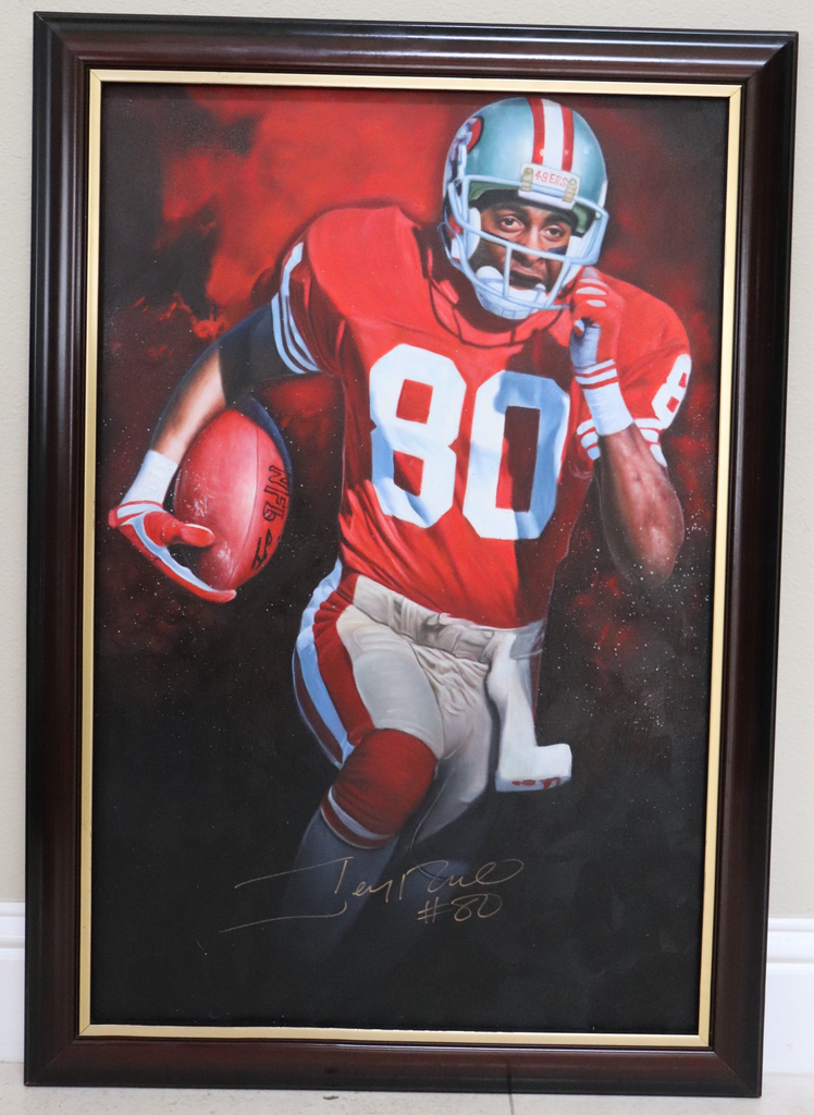 Jerry Rice Autographed 20x30 $10 Raffle Ticket - ONLY 175 SPOTS
